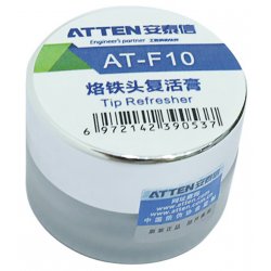 ATTEN AT-F10 είναι καθαριστικό αντιοξειδωτικό μύτης κολλητηριού για επαγγελματική, οικιακή, εργαστηριακή και σχολική χρήση